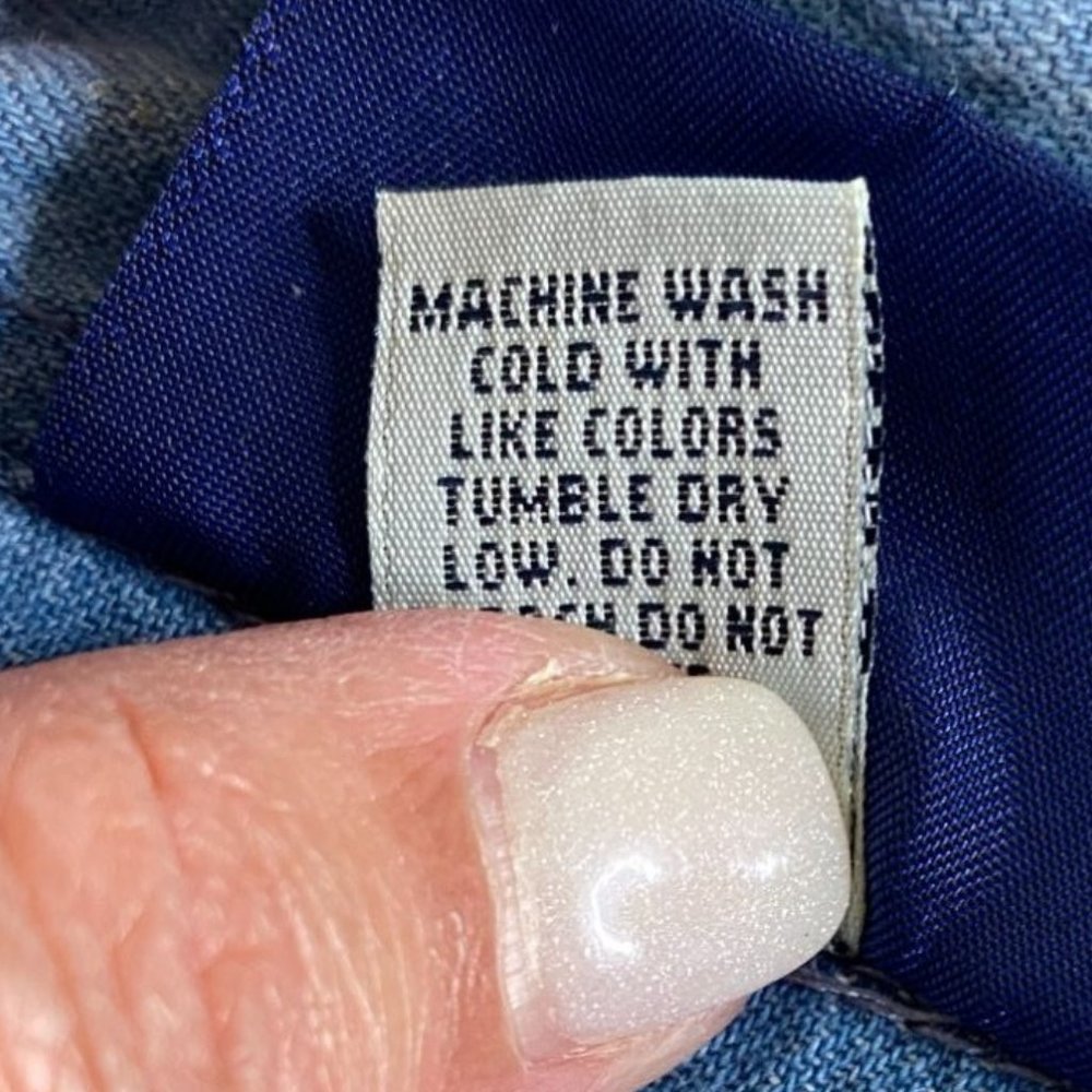 Paradise Point Vtg. Blue Denim "Coca-Cola" Shirt with Pointed Collar Size XL Y2K - Picture 5 of 13